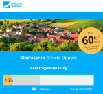 09.07.2021: Stand Nachfragebündelung Krefeld - Oppum (10 %)