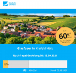 06.08.2021: Stand Nachfragebündelung Krefeld - Hüls (8 %)